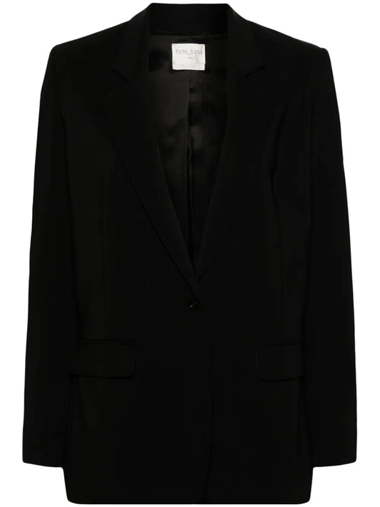 Tailored Single-Breasted Blazer