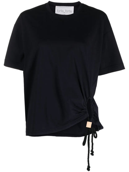 Braid-Detail Cotton T-Shirt