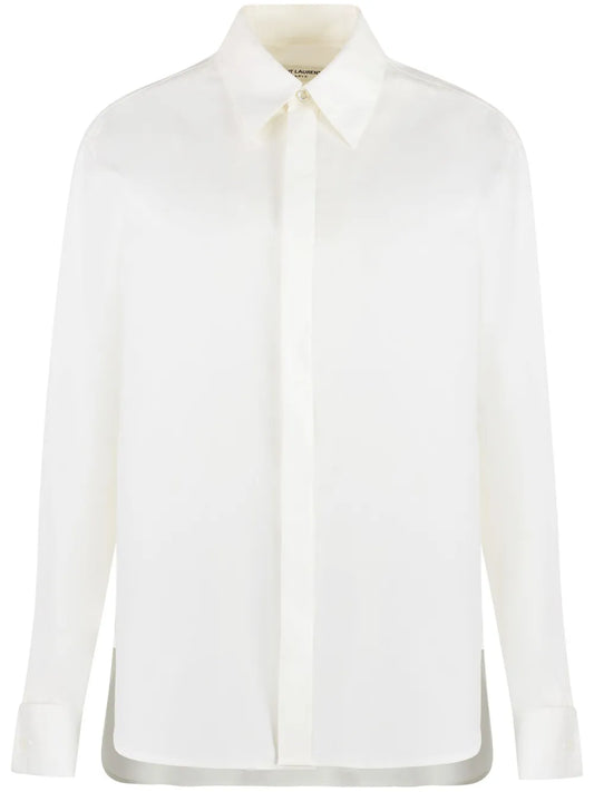 Long-Sleeve Cotton Shirt