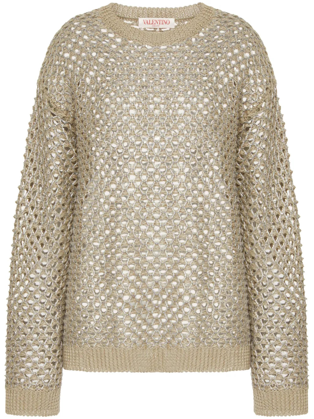 Open-Knit Linen Jumper