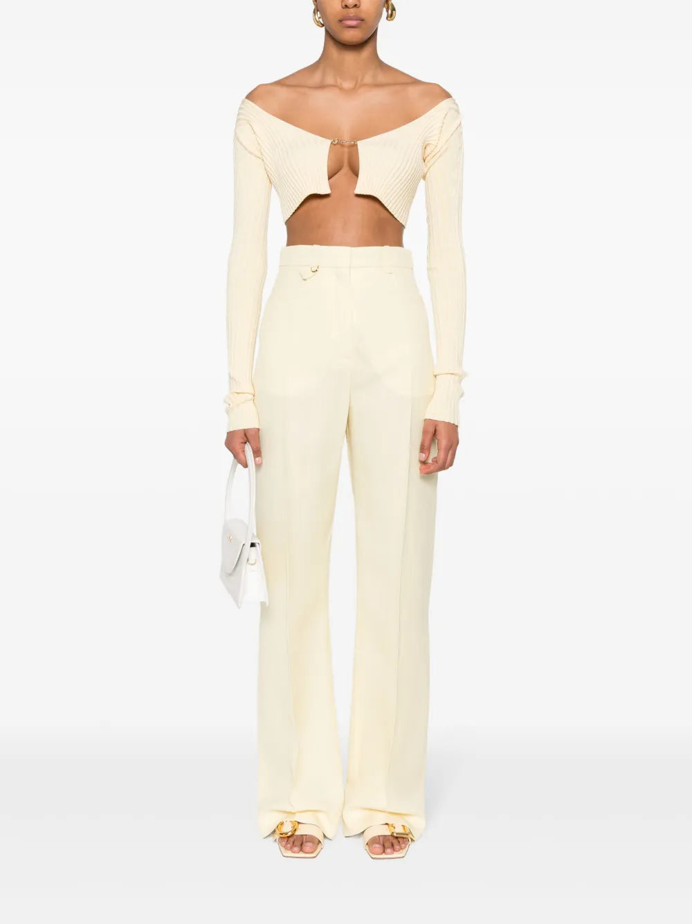 Le Pantalon Sauge Flared Trousers
