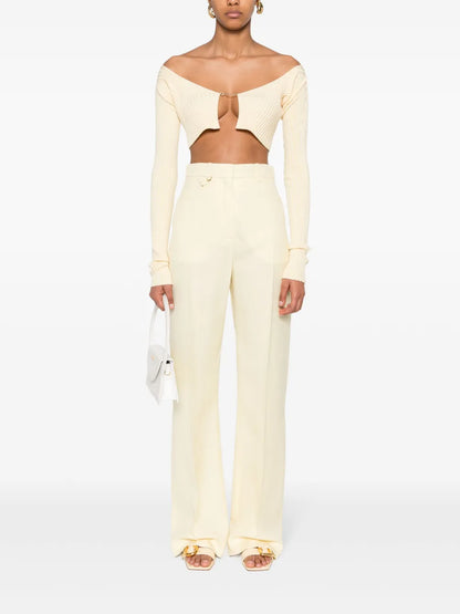 Le Pantalon Sauge Flared Trousers