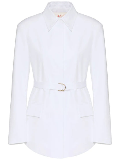 Long-Sleeve Cotton Shirtdress