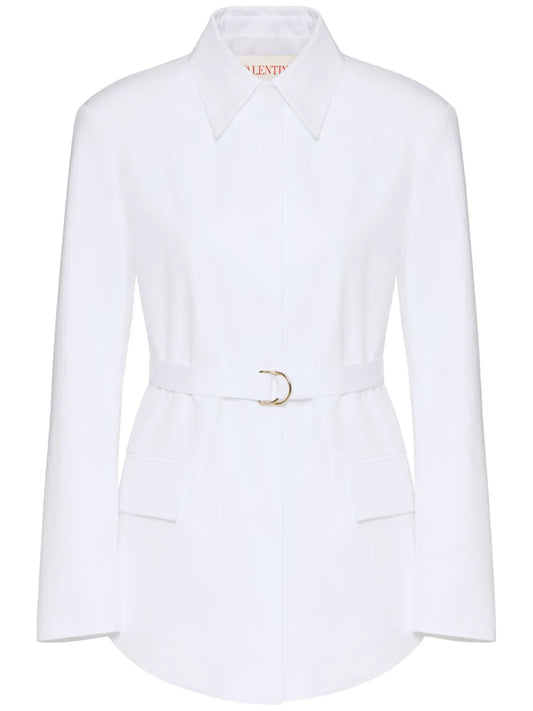 Long-Sleeve Cotton Shirtdress