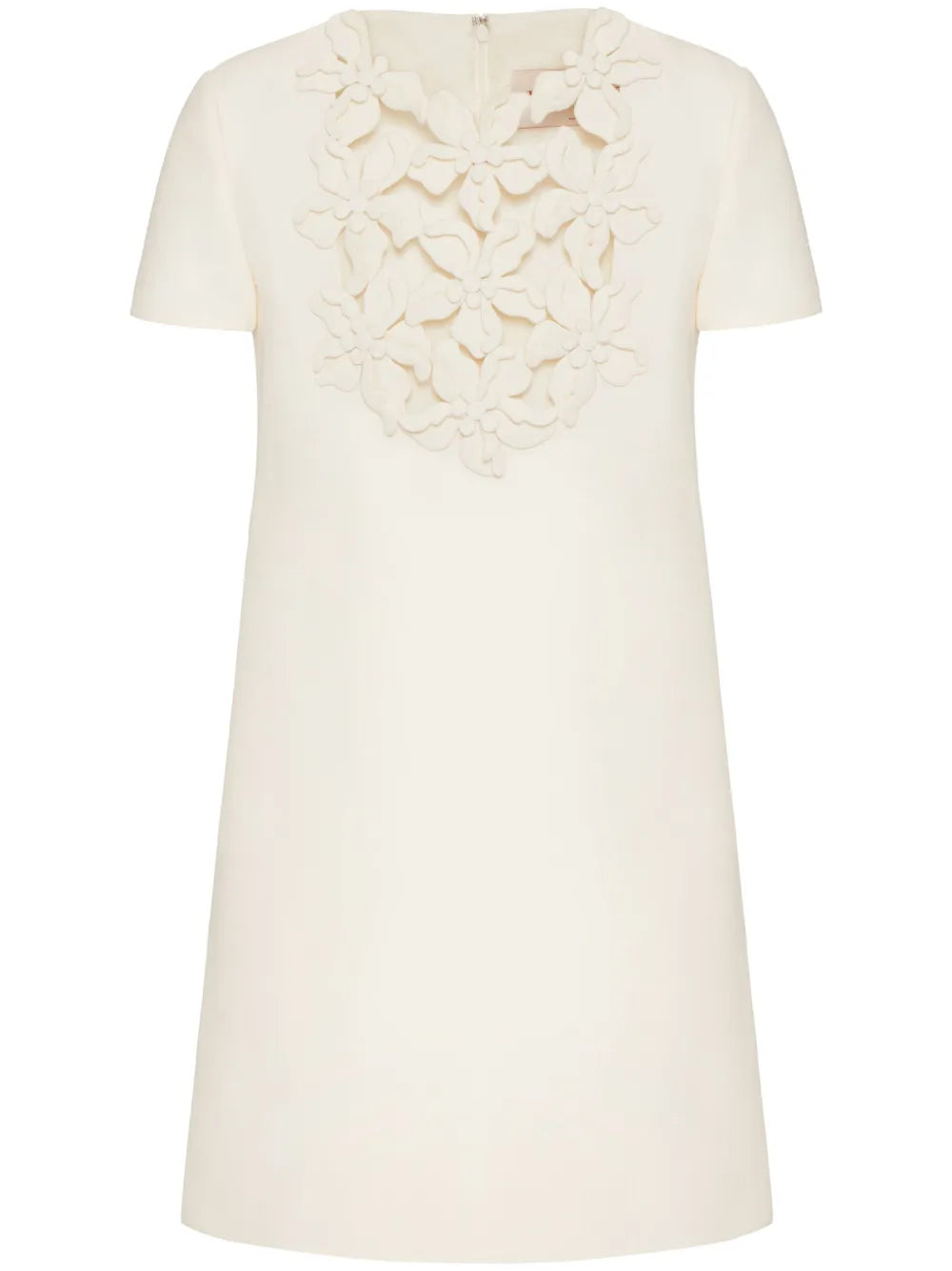 Crepe Couture Embroidered Minidress