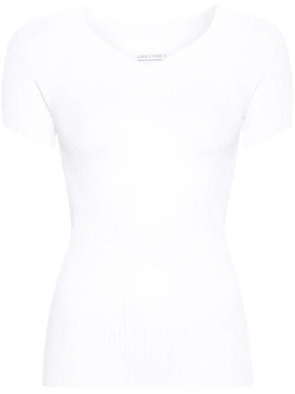 V-Neck Knitted Top