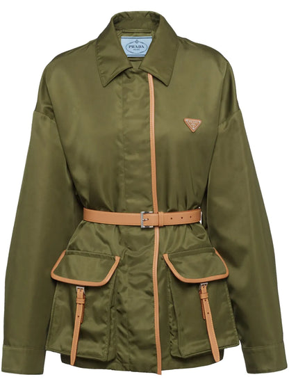 Re-Nylon Belted Jacket