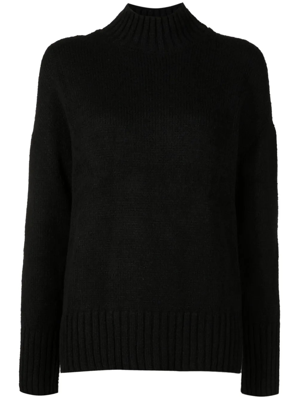 Mock-Neck Chunky-Knit Jumper