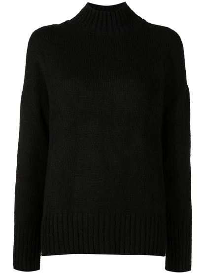 Mock-Neck Chunky-Knit Jumper
