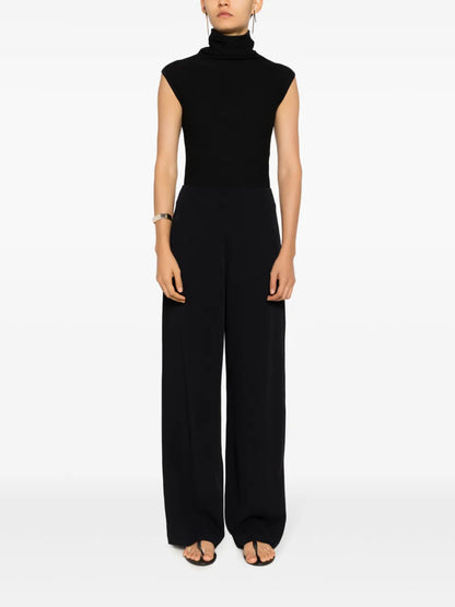 High-Neck Knitted Bodysuit