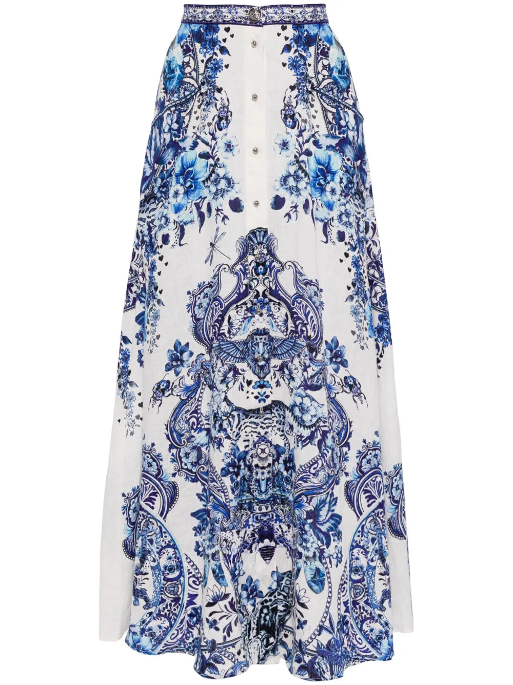 Glaze And Graze Linen Skirt