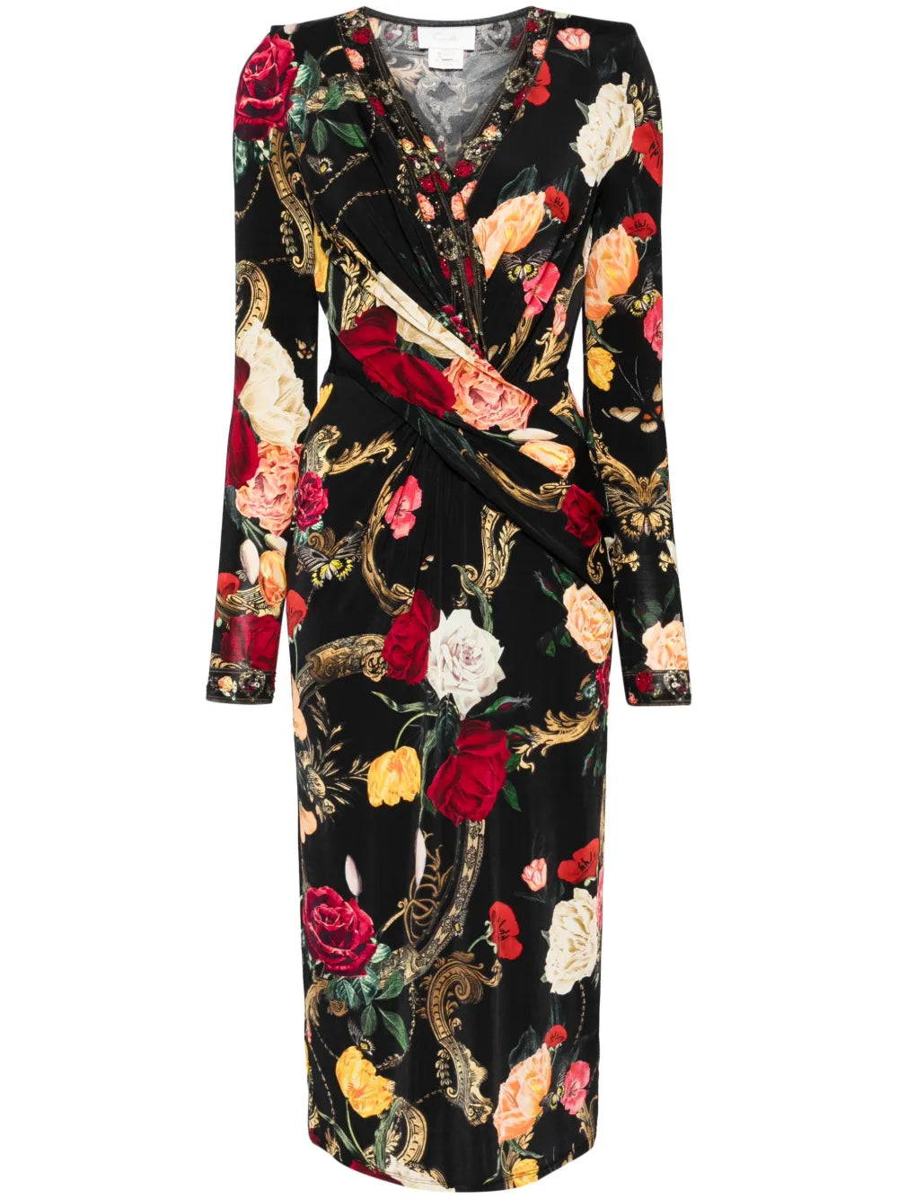 Magic In The Manuscripts Wrap Dress