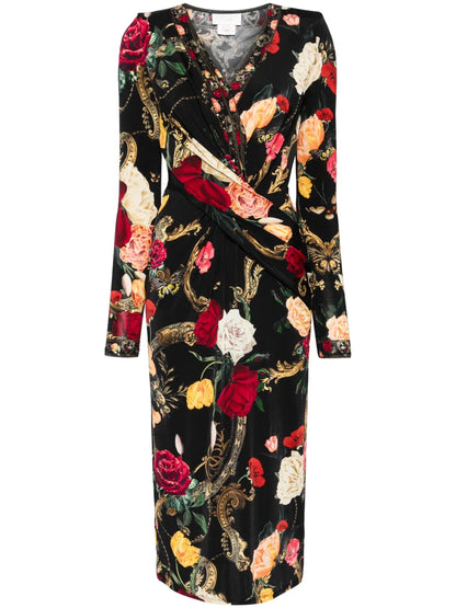 Magic In The Manuscripts Wrap Dress