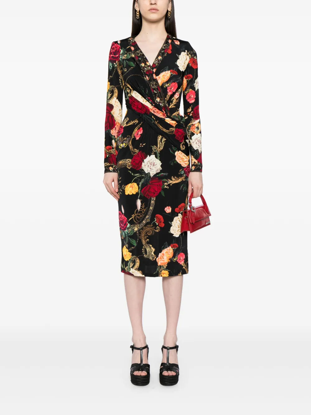 Magic In The Manuscripts Wrap Dress