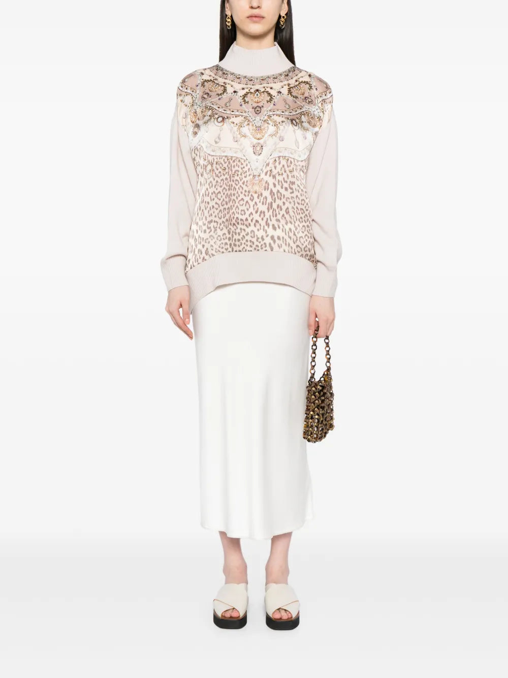 Knitted Turtle Neck Top