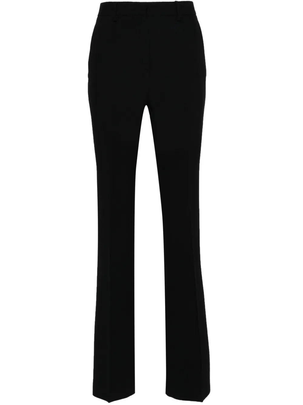 Crepe Straight-Leg Trousers
