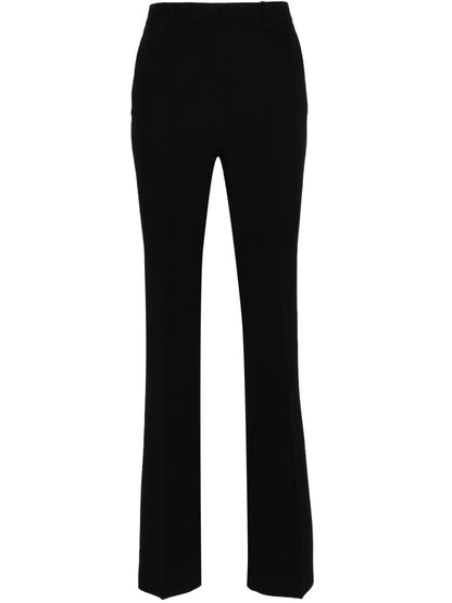 Crepe Straight-Leg Trousers