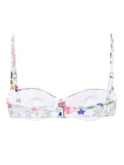Plumes And Parterres Bikini Top