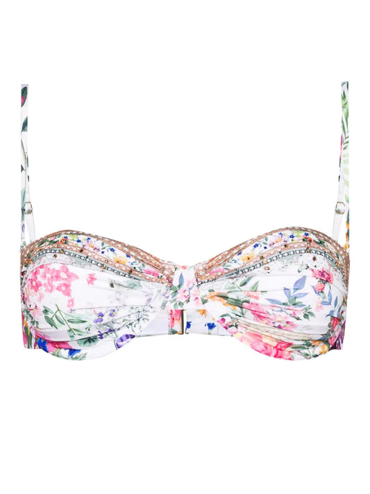 Plumes And Parterres Bikini Top