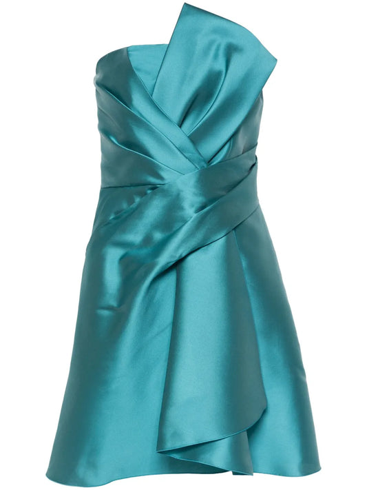 Mikado Bustier Mini Dress