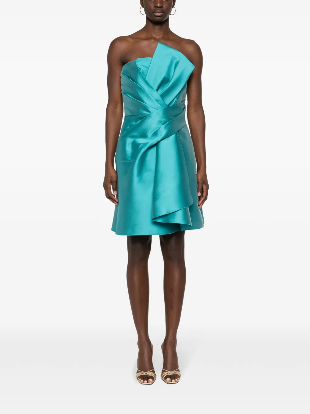 Mikado Bustier Mini Dress
