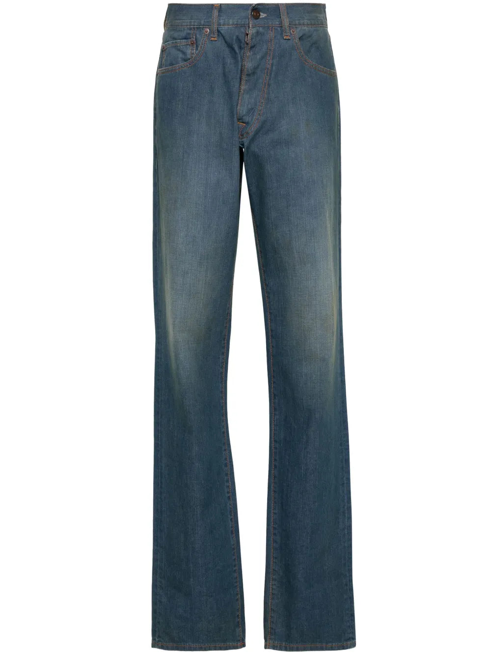 Straight-Leg Cotton Jeans