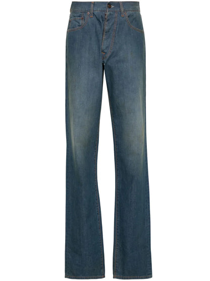 Straight-Leg Cotton Jeans