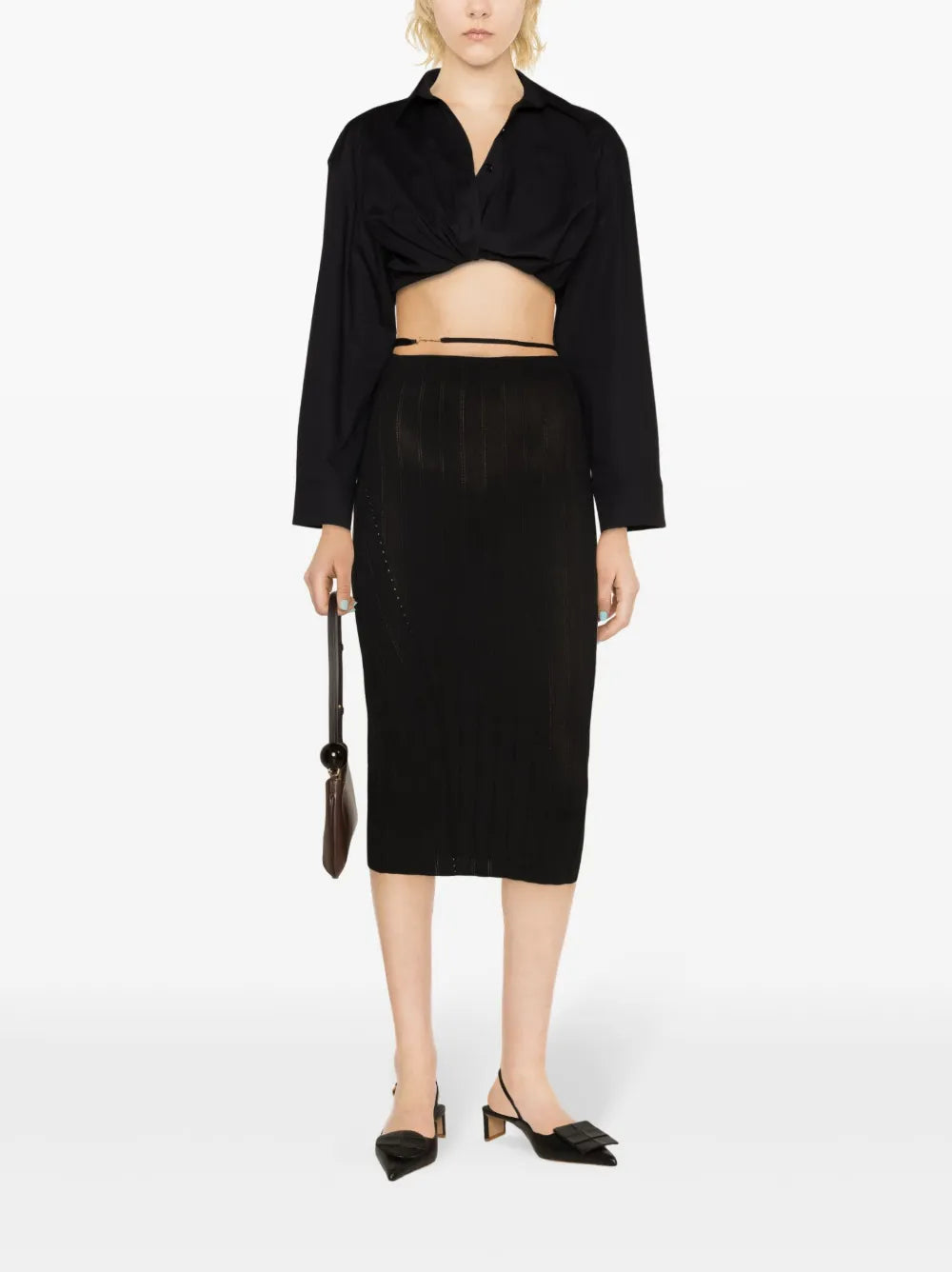 Bahia Cropped Poplin Shirt