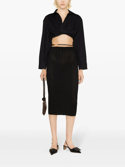 Bahia Cropped Poplin Shirt