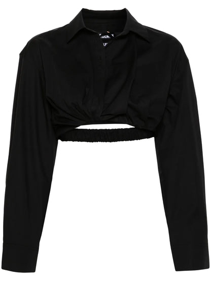 Bahia Cropped Poplin Shirt
