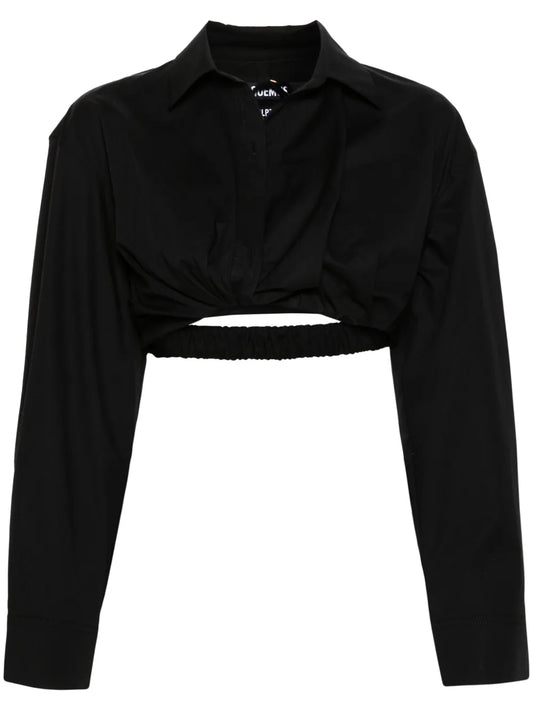 Bahia Cropped Poplin Shirt