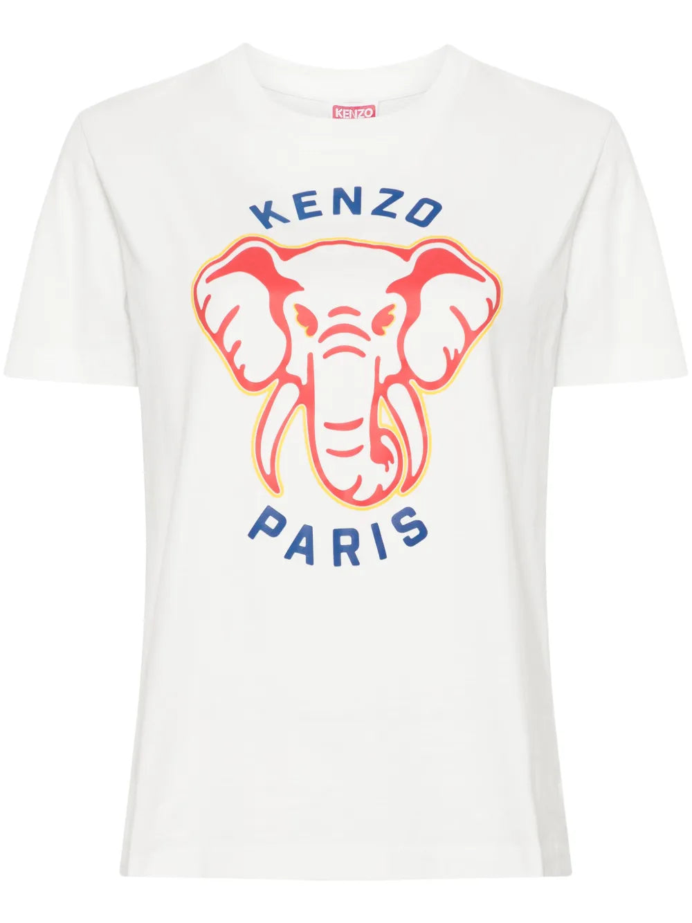 Elephant-Print Cotton T-Shirt