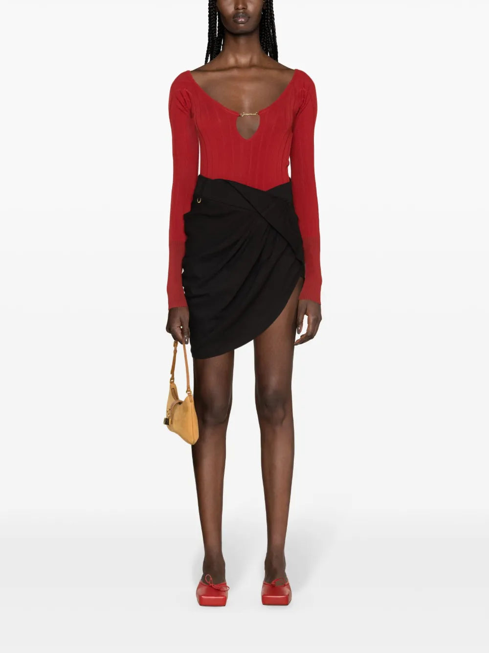 La Jupe Asymmetric Miniskirt