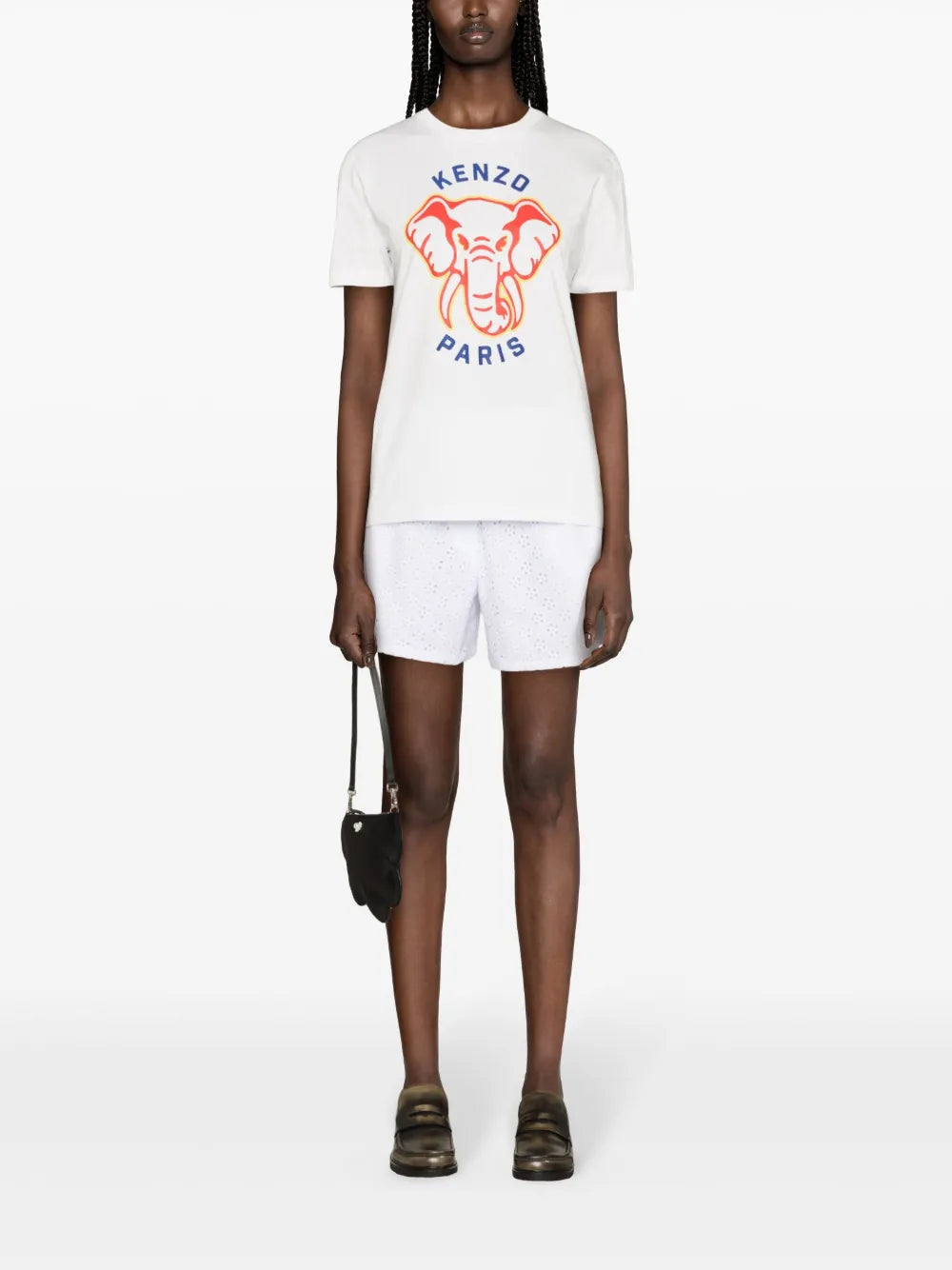 Broderie-Anglaise High-Rise Short Shorts
