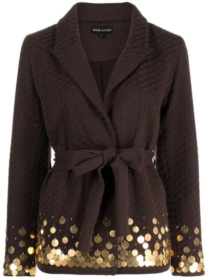 Charm-Embellished Cotton Jacket