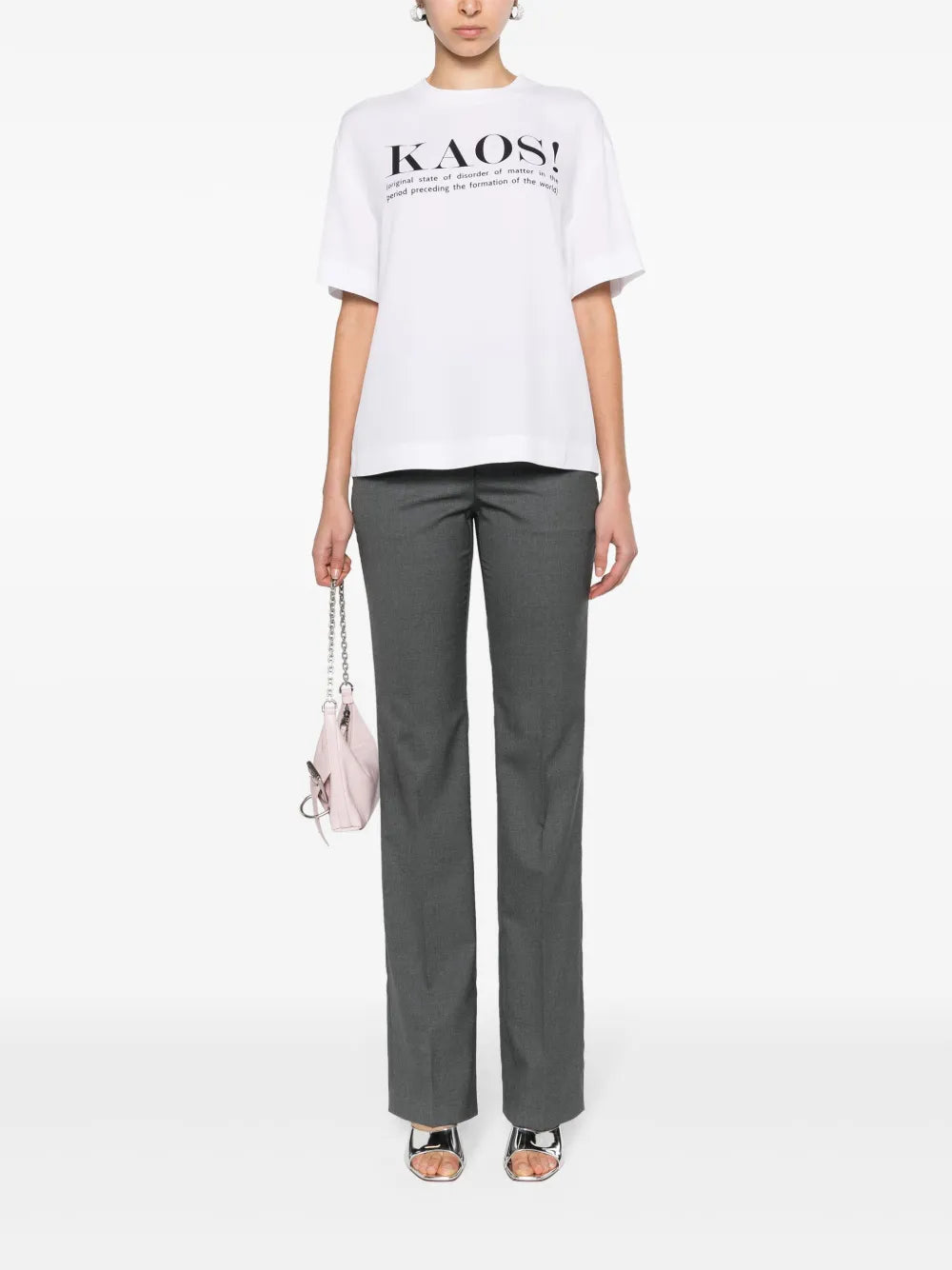 Straight Virgin Wool Tailored Trousers