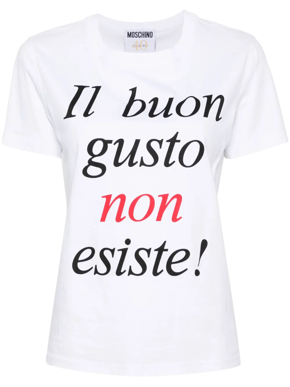 Slogan-Print Organic-Cotton T-Shirt