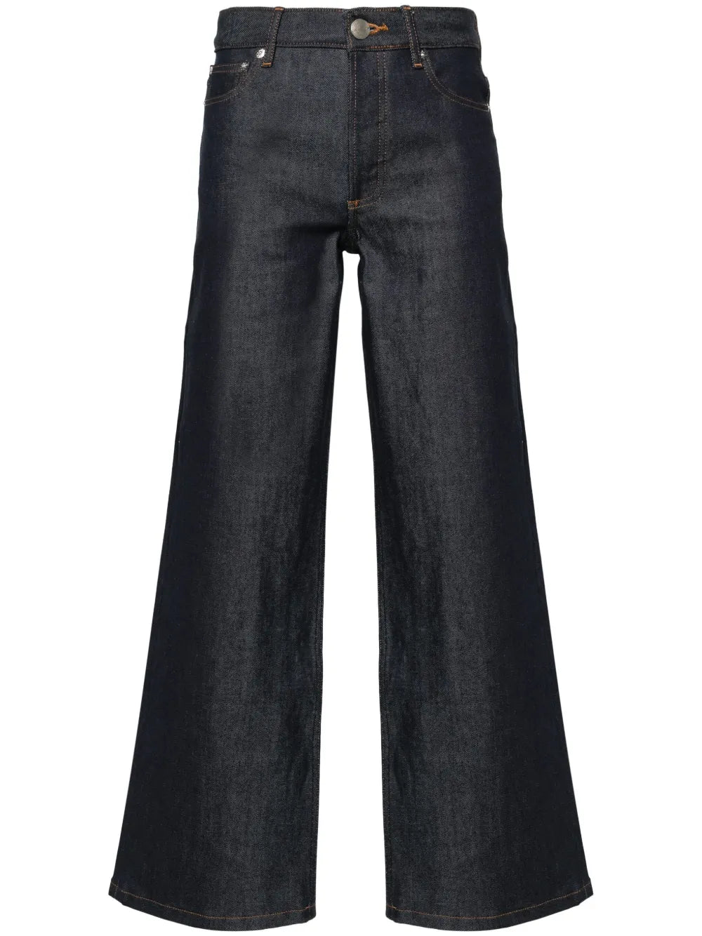 Elisabeth High-Rise Straight-Leg Cotton Jeans