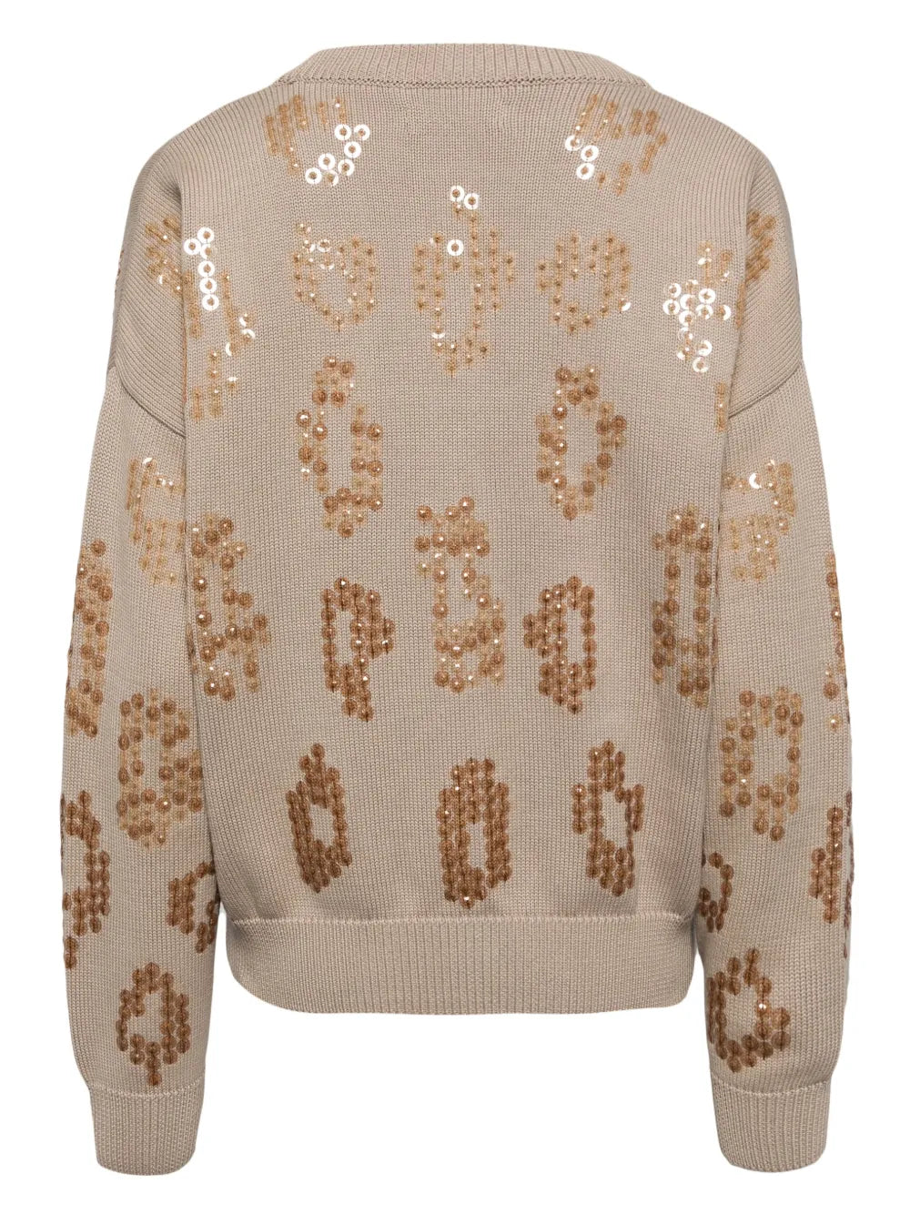 Sequin-Embellished Cotton Cardigan