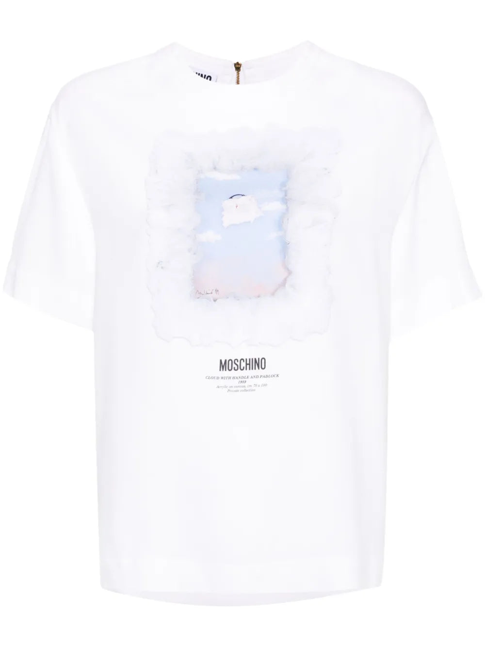 Graphic-Print Crepe T-Shirt
