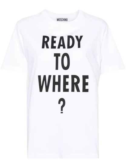 Text-Print Organic Cotton T-Shirt
