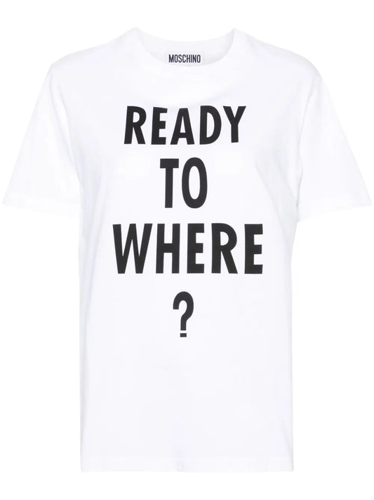 Text-Print Organic Cotton T-Shirt