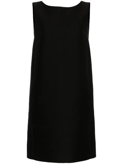 Sleeveless Cotton Shift Minidress