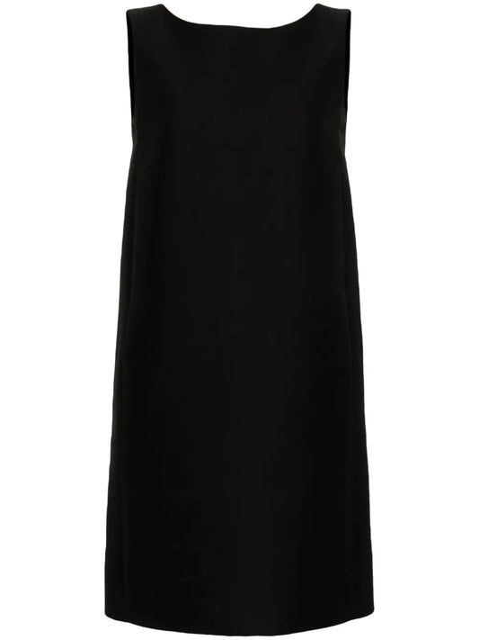 Sleeveless Cotton Shift Minidress