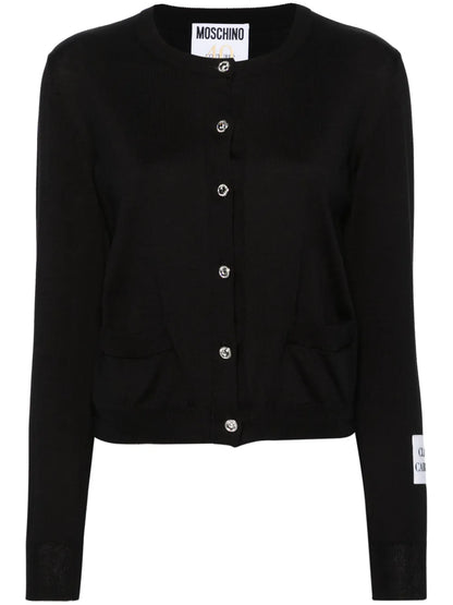 Crystal-Embellished Cotton Cardigan