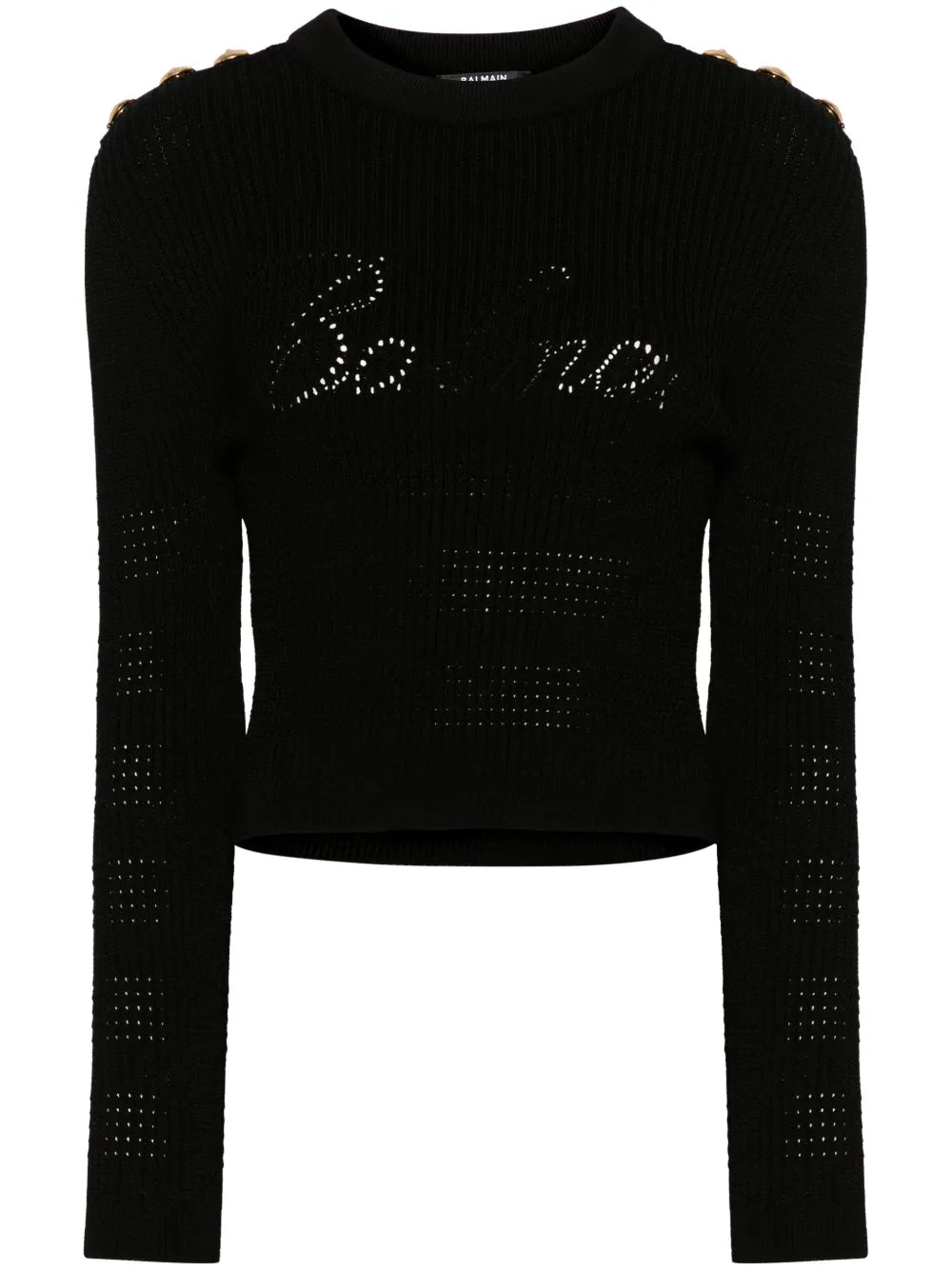 6-Buttons Ribbed Jumper