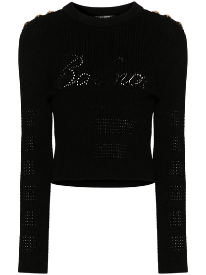 6-Buttons Ribbed Jumper