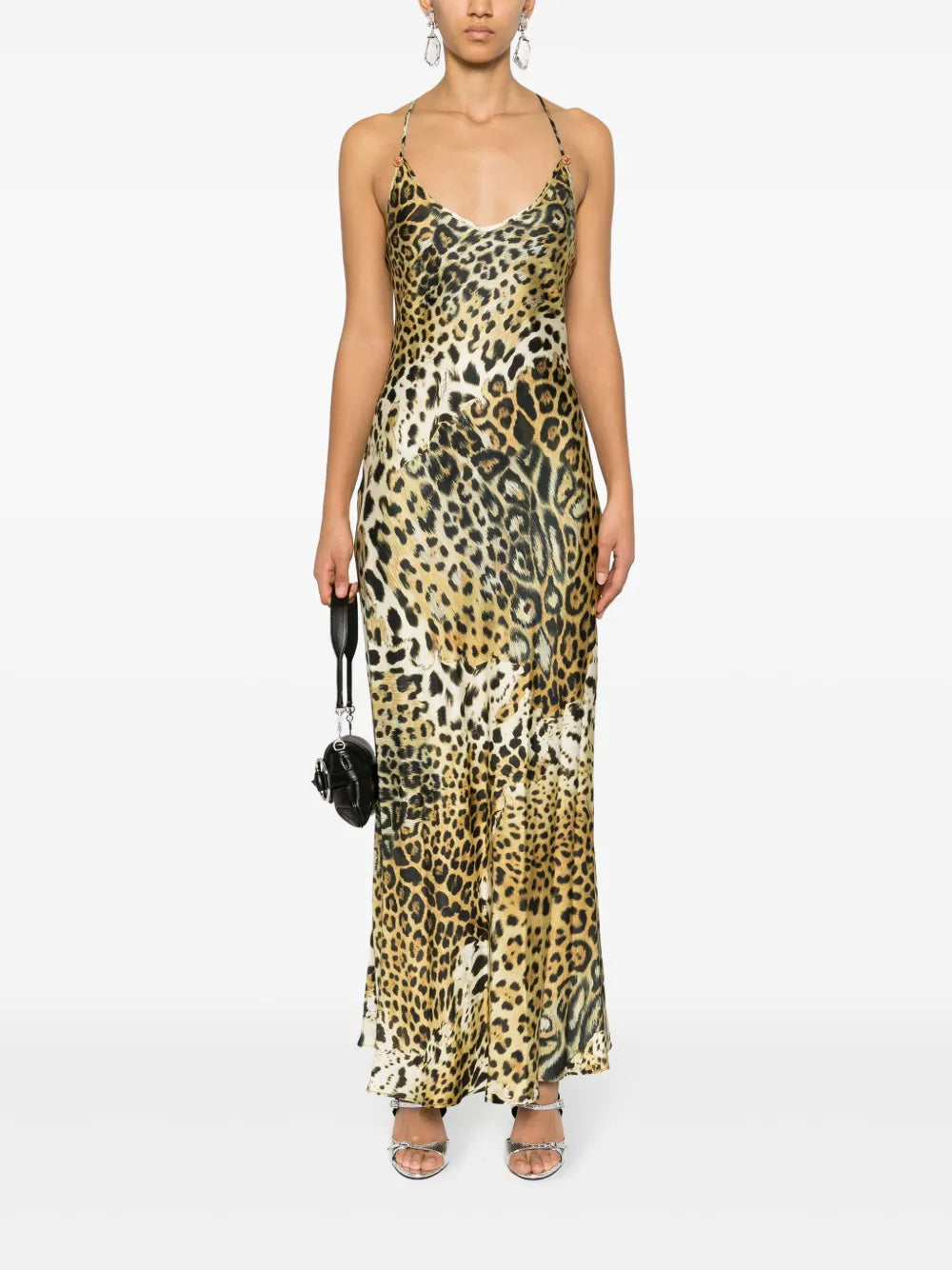 Leopard Print Silk Dress