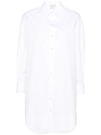Cotton-Poplin Shirtdress