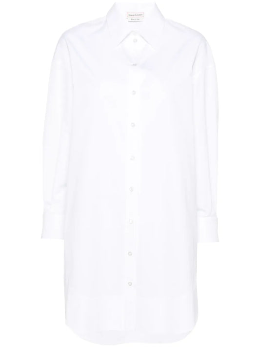 Cotton-Poplin Shirtdress